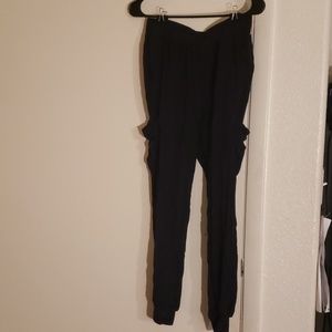 Black light weight joggers.